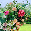 Ships from USA- 7.2FT Wildflower-Inspired Spring and Summer Wedding Arch Décor.Wedding Archway Artificial  Rose  Archway,Flower Arrrangement