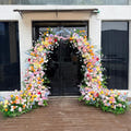 7ft spring and summer wildflower wedding arch flowers for ceremony and event decor