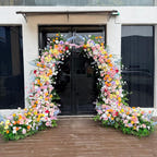 7ft spring and summer wildflower wedding arch flowers for ceremony and event decor