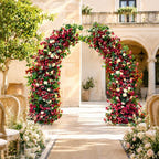 7.2ft retro style wedding arch flowers for wedding pillars and event decor