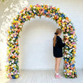 Ships from Houston--- Wildflower-Inspired Spring Wedding Flowers, Artificial Floral Table Runner, Rustic Flower Row Décor for Wedding Aisle