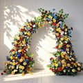 Ships from USA/Wildflower-Inspired Spring and Summer Wedding Arch Décor.Wedding Archway Artificial  Rose  Archway,Flower Row Arrrangement