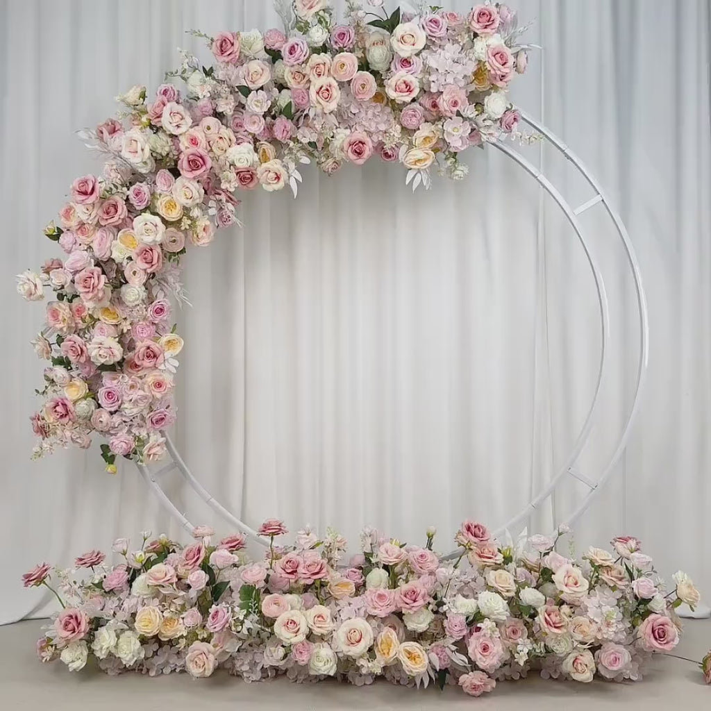 Wildflower Wedding Arbor Arrangement: Rustic Floral Arch Decor