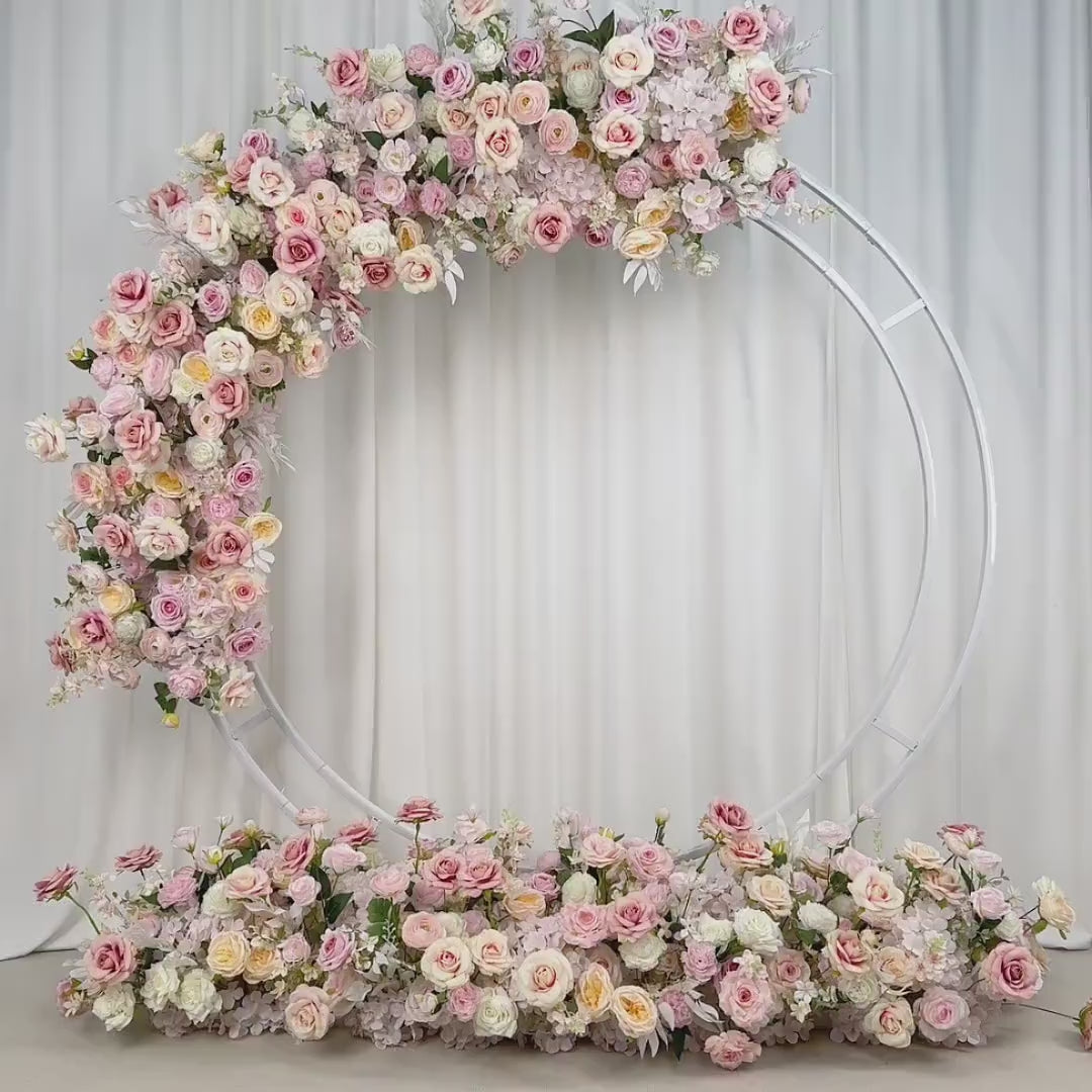 Wildflower Wedding Arbor Arrangement: Rustic Floral Arch Decor