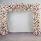 Blush Pink Rose & Wildflower Garland: Wedding Table Centerpiece