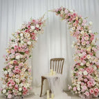 US seller---Blush Pink Wedding Arch Flowers – Spring-Inspired Floral Arrangement for Ceremony Arches, Columns & Backdrops