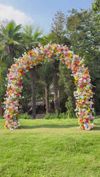 US Seller – Wildflower-Inspired Spring Wedding Flowers, Artificial Floral Table Runner, Rustic Flower Row Décor for Wedding Aisle