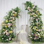 U.S. Local Stock – Spring-Inspired Flower Arches For Weddings, DIY Floral Row Arrangement, Flower Wedding Arch for Event Backdrop Decoration