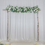 USA Local Stock---Wedding arch decoration with white roses and eucalyptus leaves