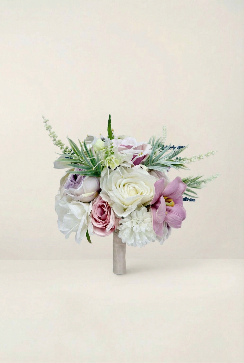 Mauve & Cream Whisper Bridal Bouquet