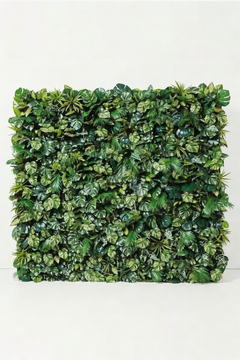 Lush Green Leaves 5D Flower Wall