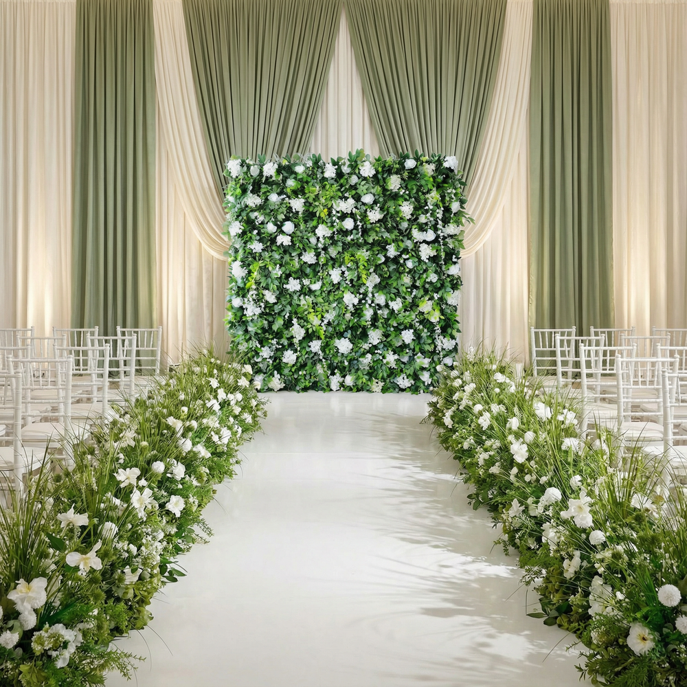 Green & White