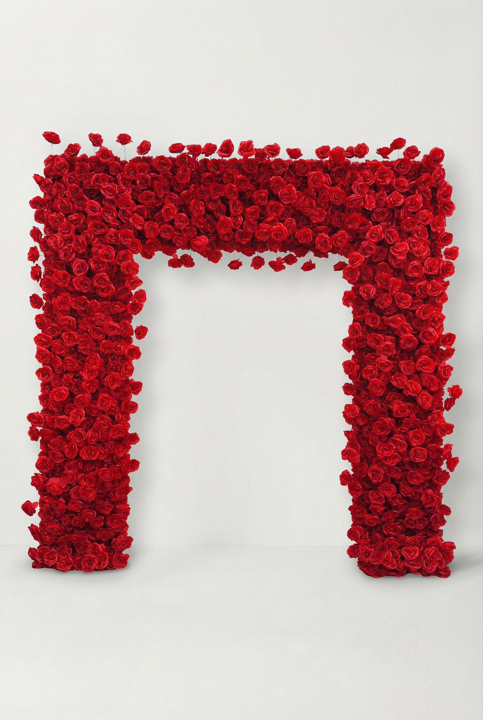 Red Rose Arch Wedding Decoration
