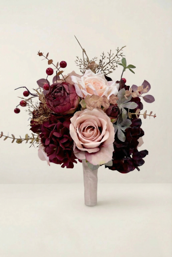 Crimson Berry Bridal Bouquet