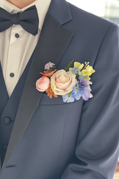 Spring Wildflower Boutonniere