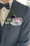 Mauve Haze Boutonniere