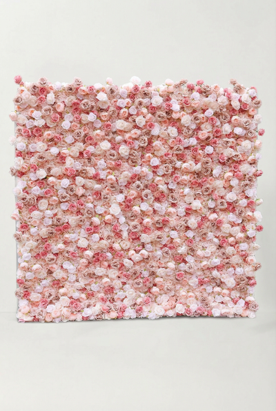 5D Blush Roses Flower Wall