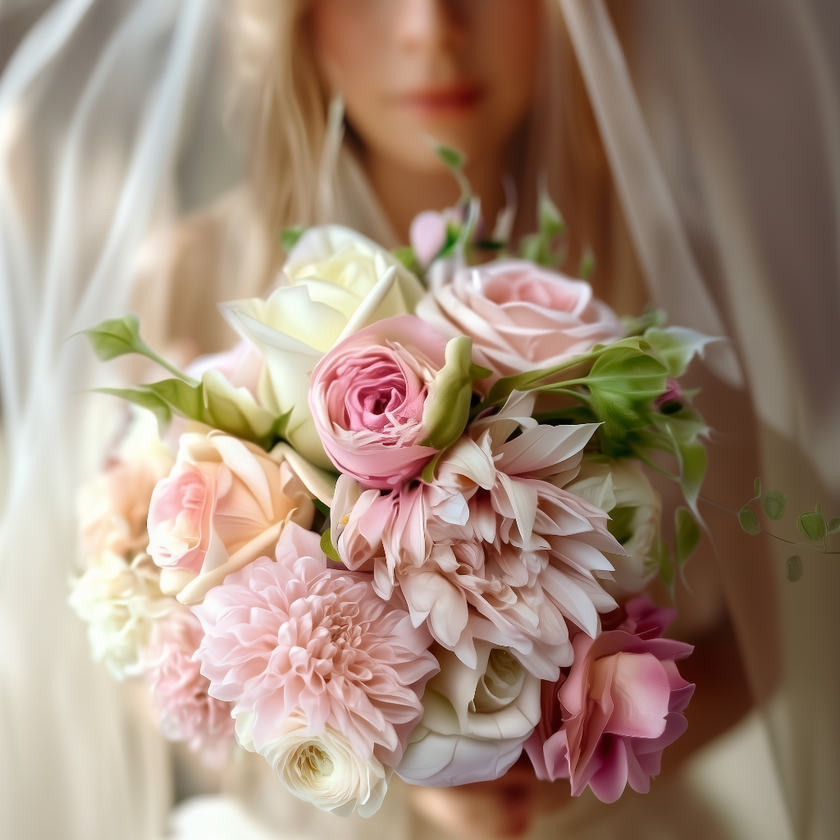 Blush Petal Wedding Set