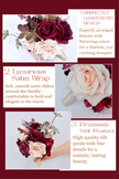 Crimson Berry Whisper Bridesmaid Bouquets