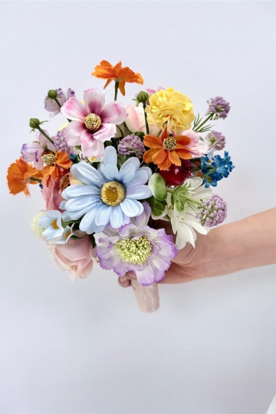 Spring Wildflower Whisper Bridesmaid Bouquets