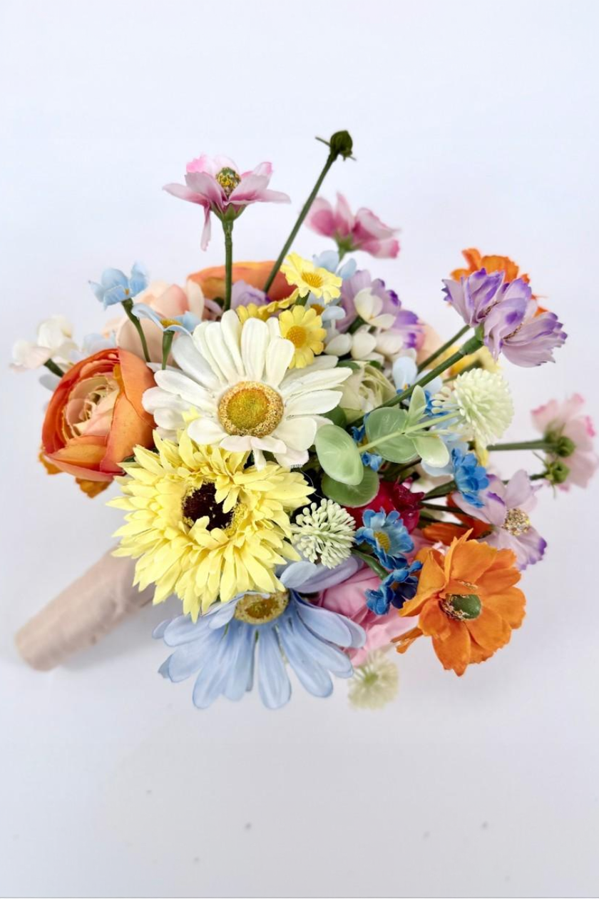 Spring Wildflower Whisper Bridesmaid Bouquets