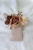 Terracotta Rose Boutonniere