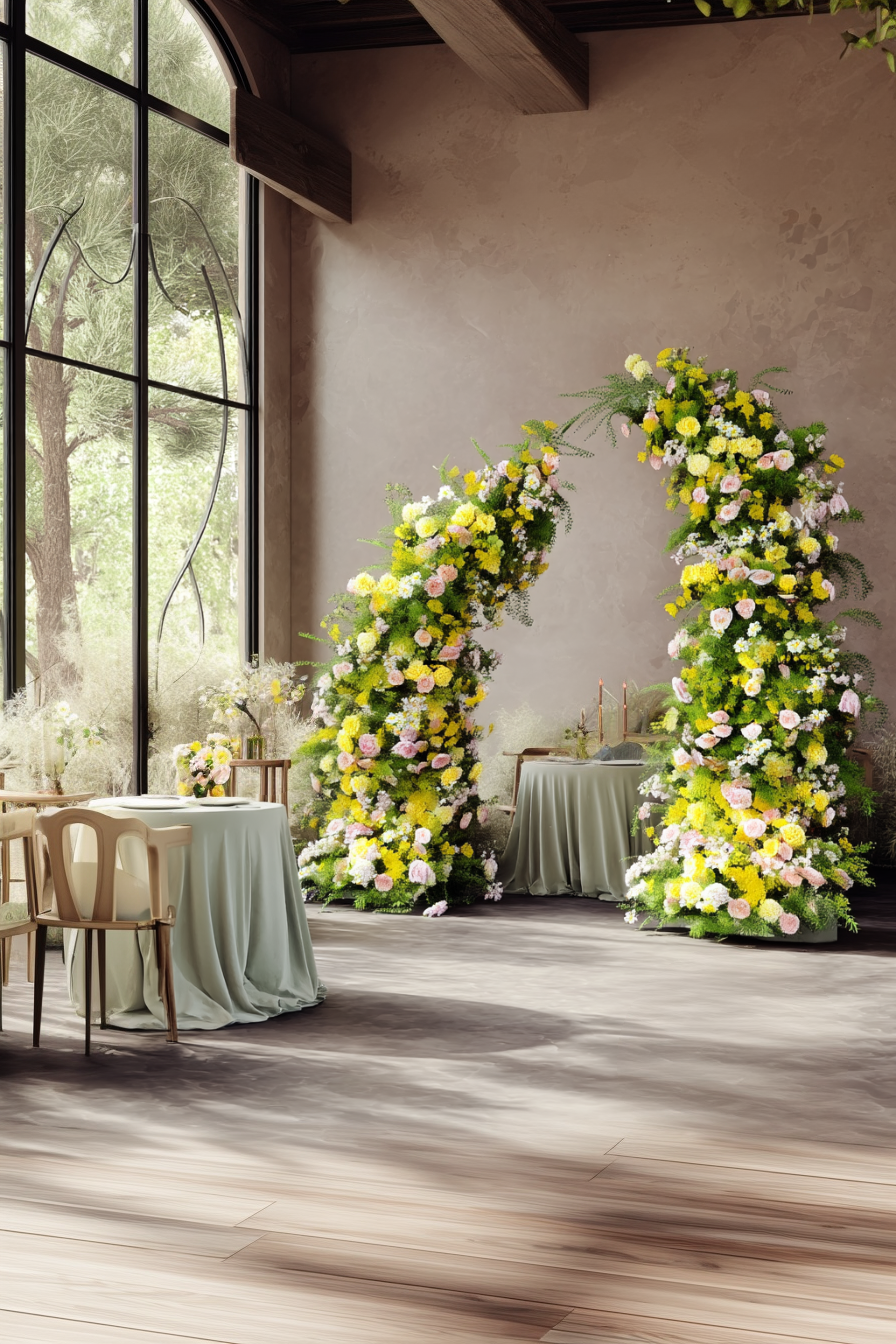 Spring Pastel Floral Arch