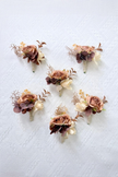 Terracotta Rose Boutonniere