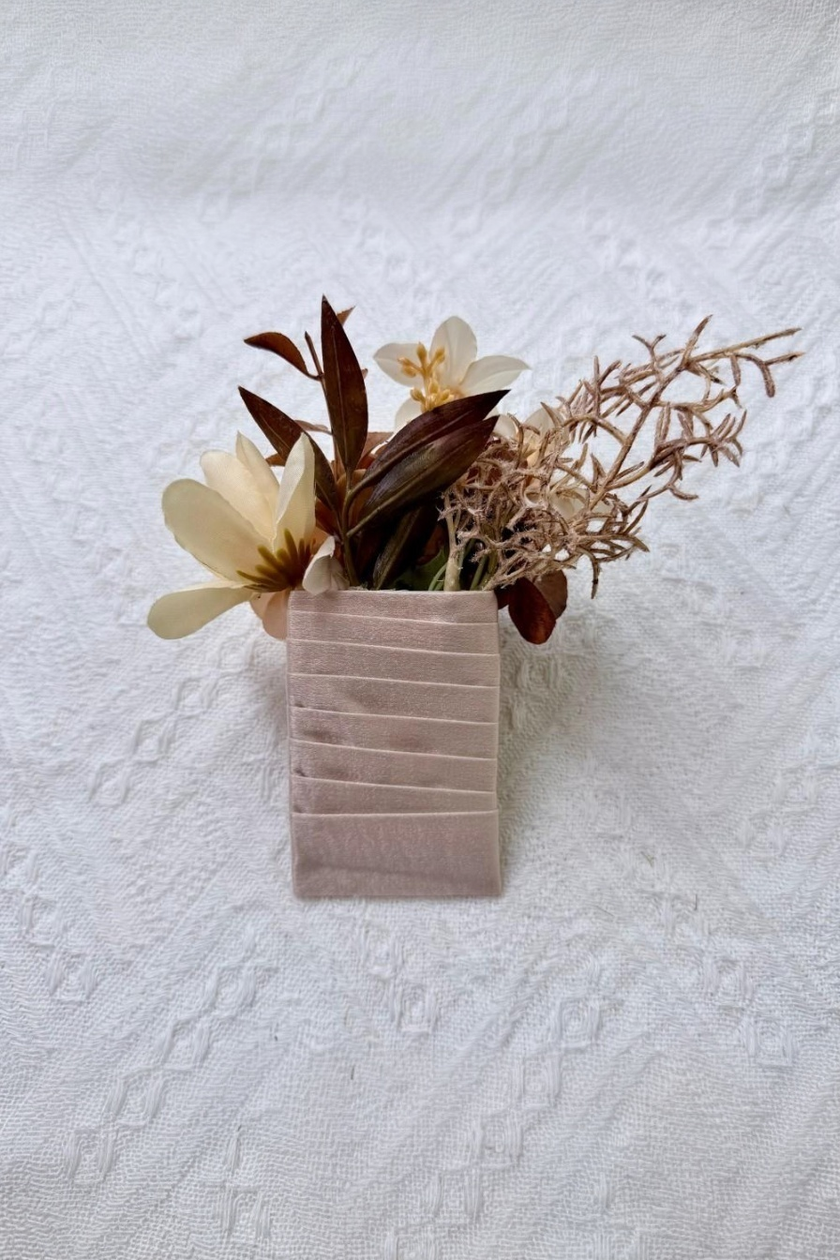 Terracotta Rose Boutonniere