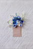 Frosted Blue Bloom Boutonniere