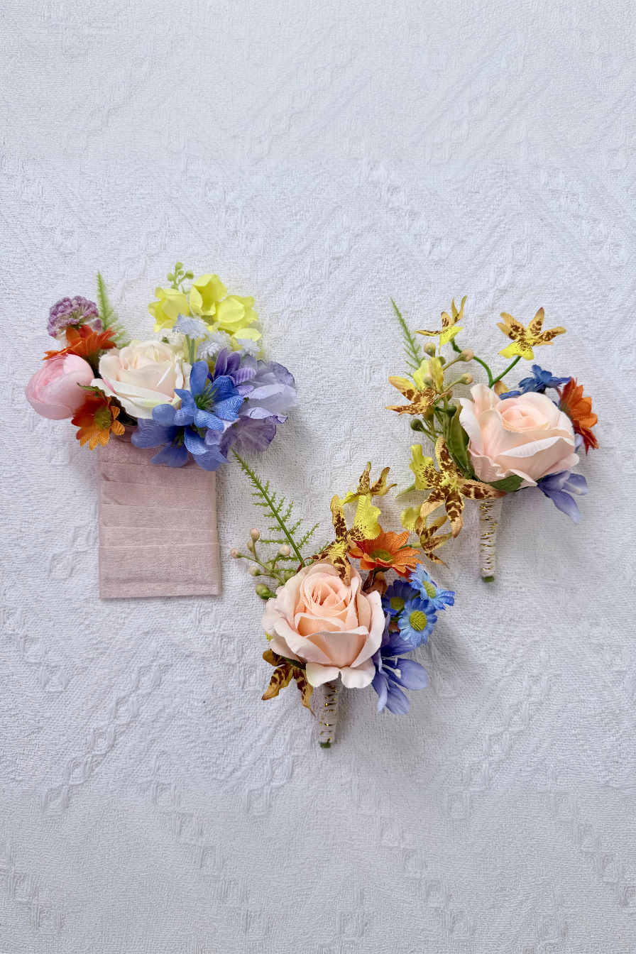 Spring Wildflower Boutonniere
