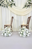 Pure White Aisle Floral Runner
