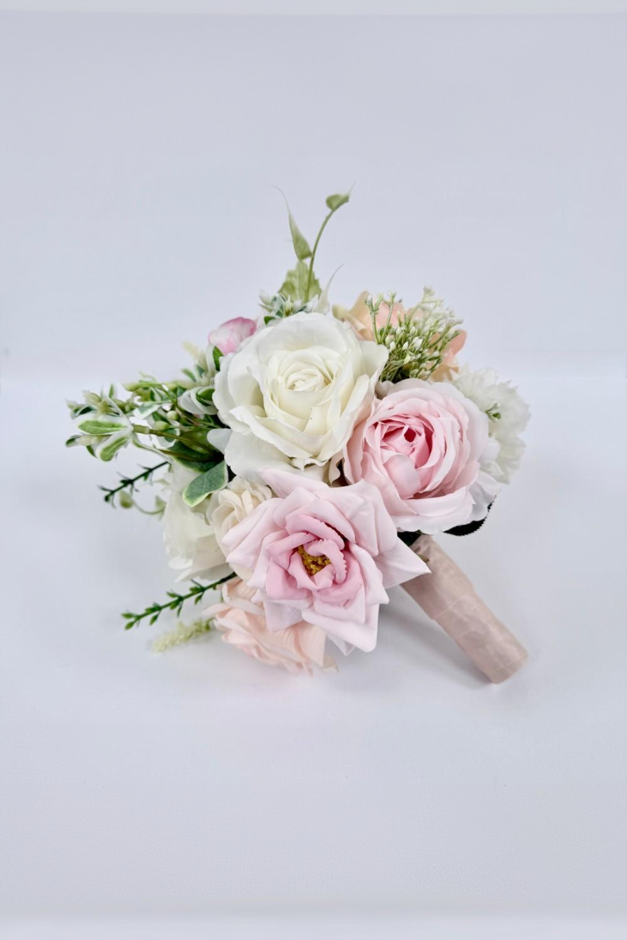 Spring Blush Bridesmaid Bouquets