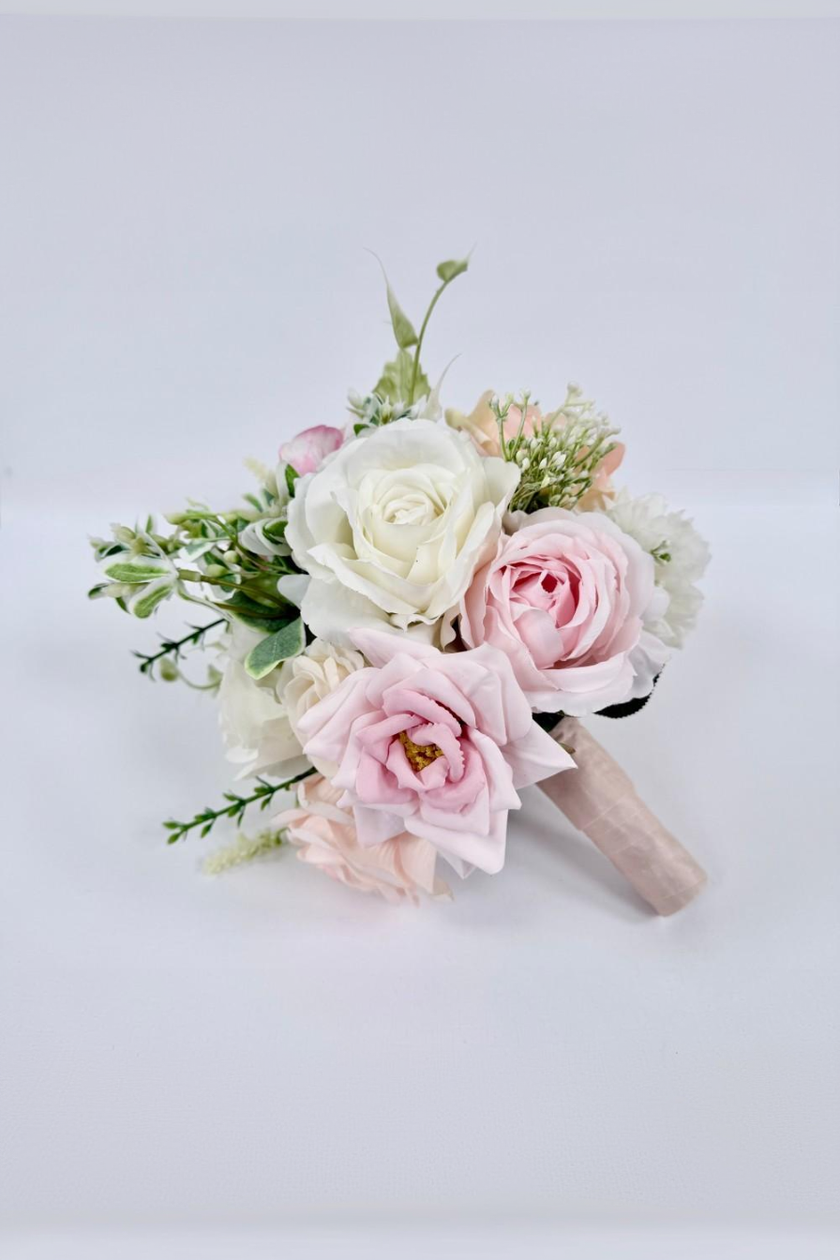 Spring Blush Bridesmaid Bouquets
