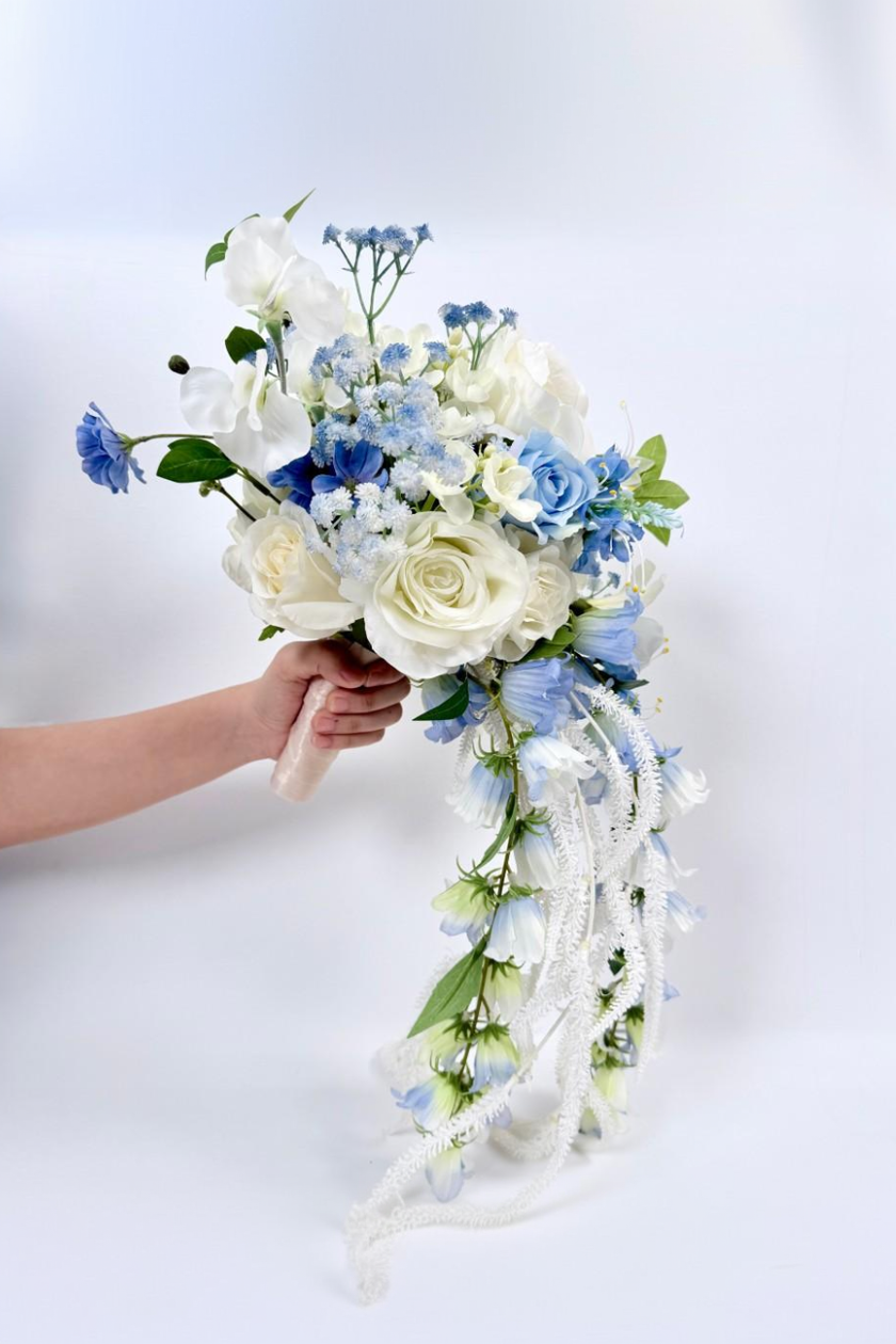 Azure Cascade Bridal Bouquet