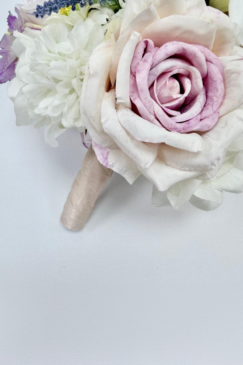 Mauve & Cream Whisper Bridal Bouquet