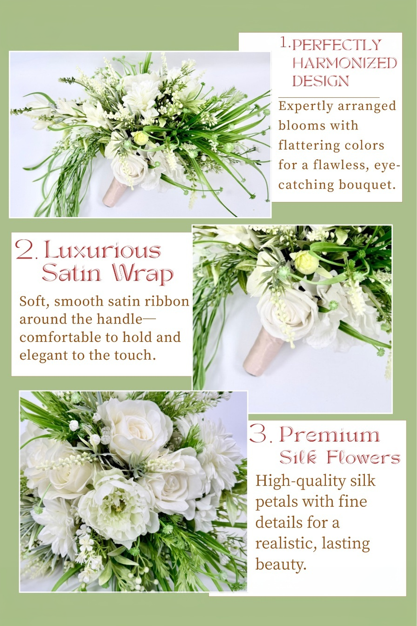 Verdant Cascade Bridal Bouquet