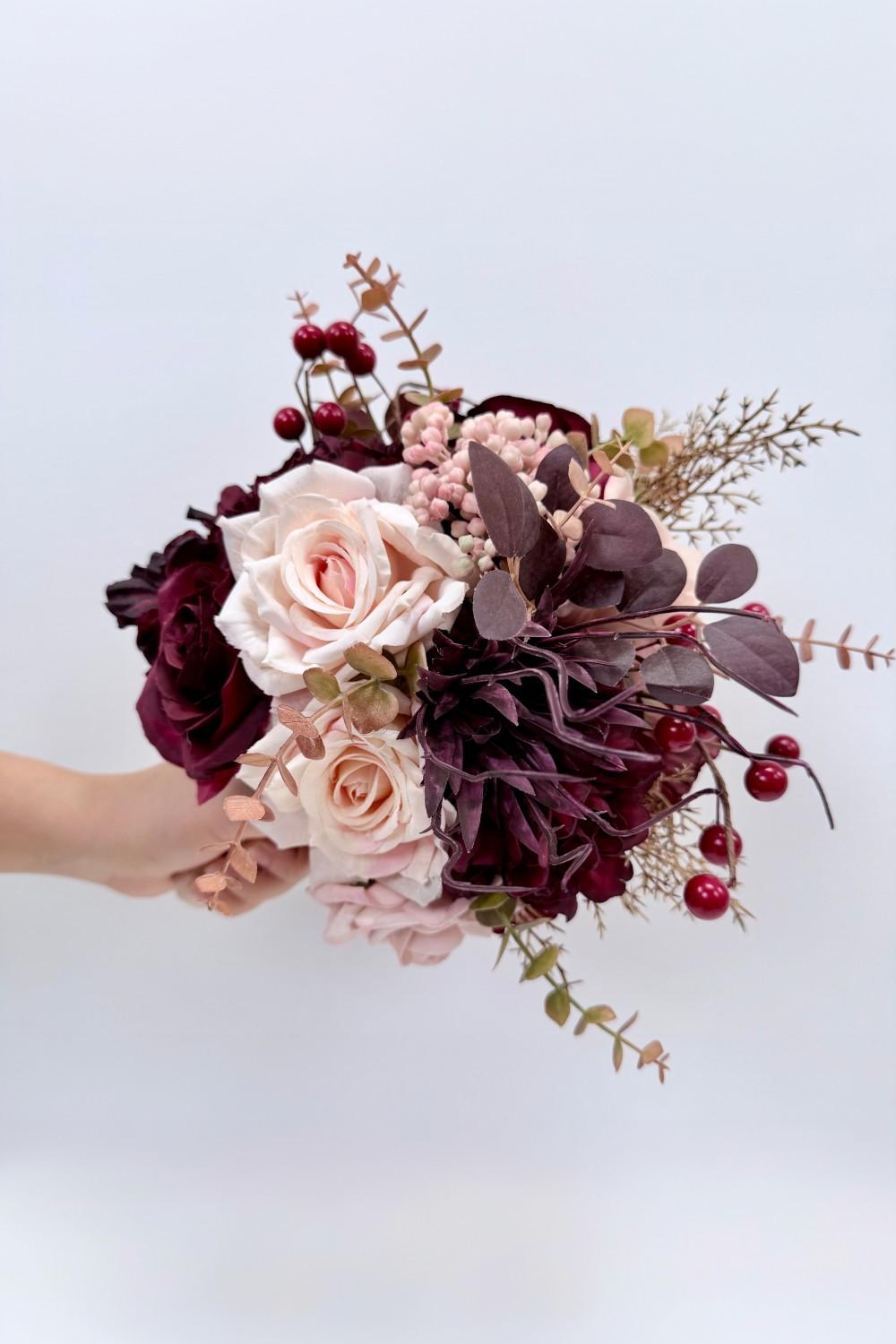 Crimson Berry Bridal Bouquet
