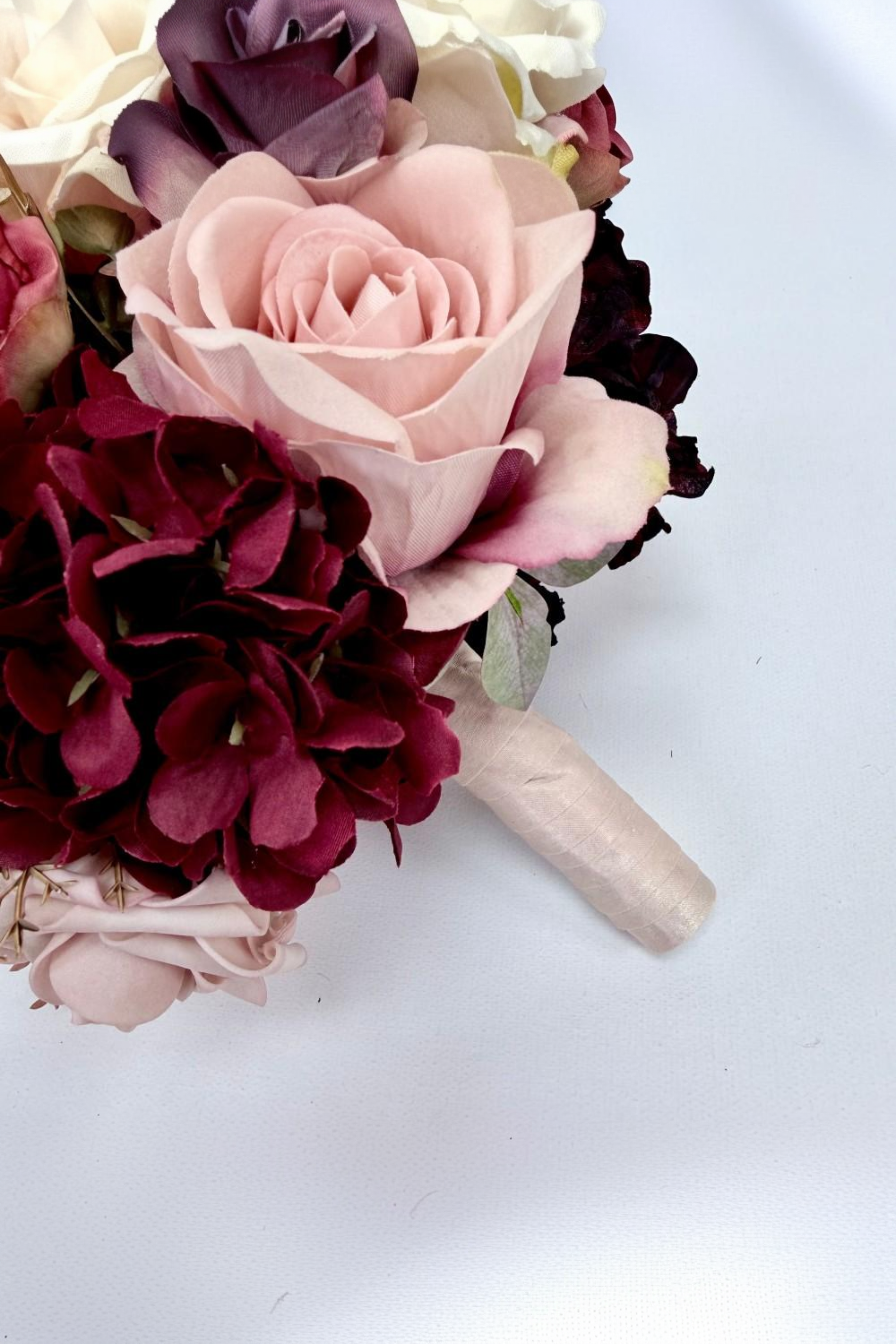 Crimson Berry Bridal Bouquet