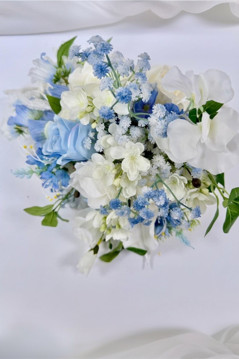 Azure Cascade Bridal Bouquet