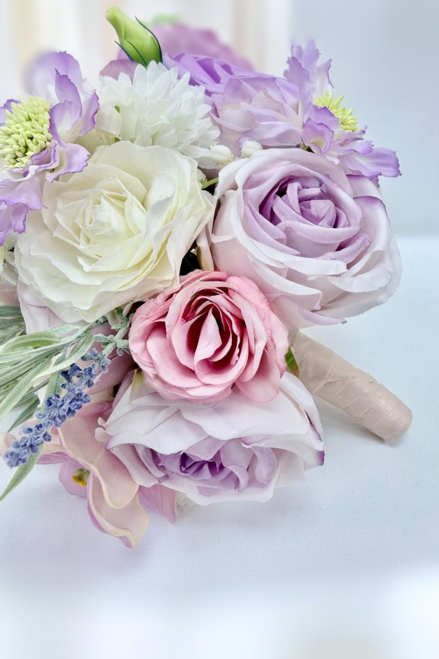 Mauve & Cream Whisper Bridal Bouquet