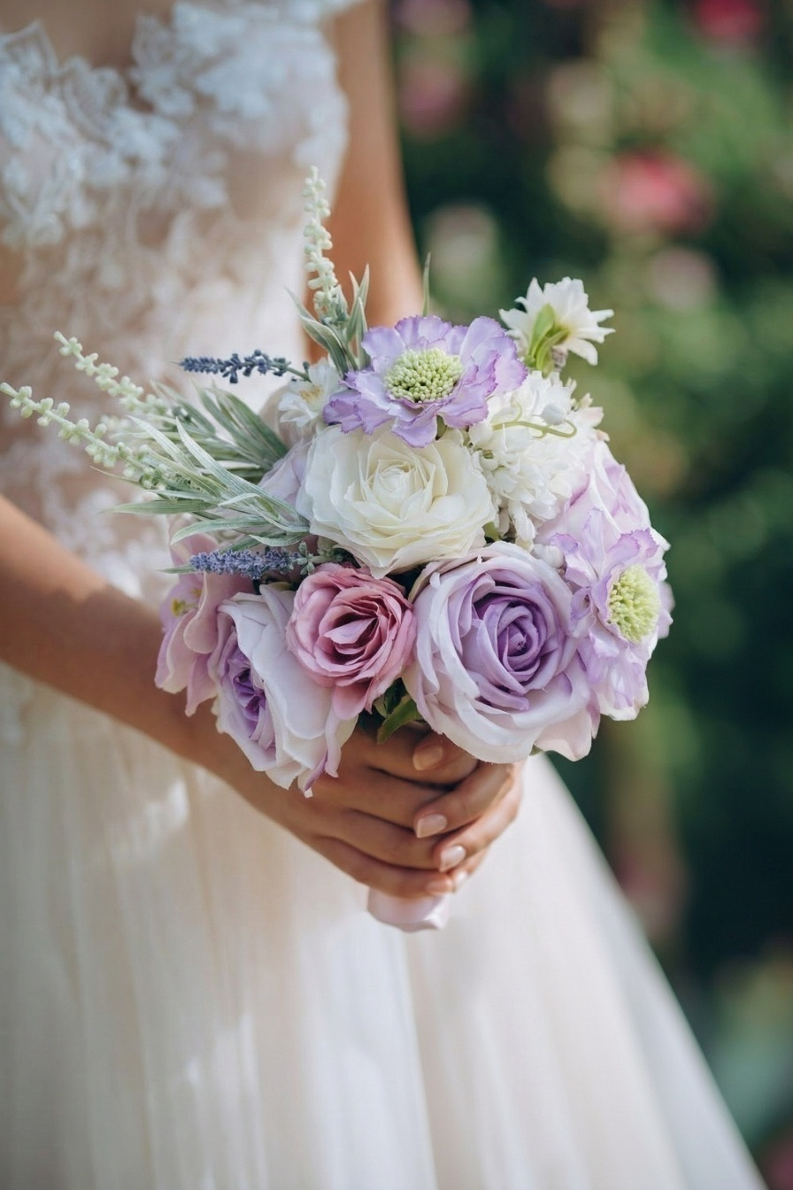 Mauve & Cream Whisper Bridal Bouquet