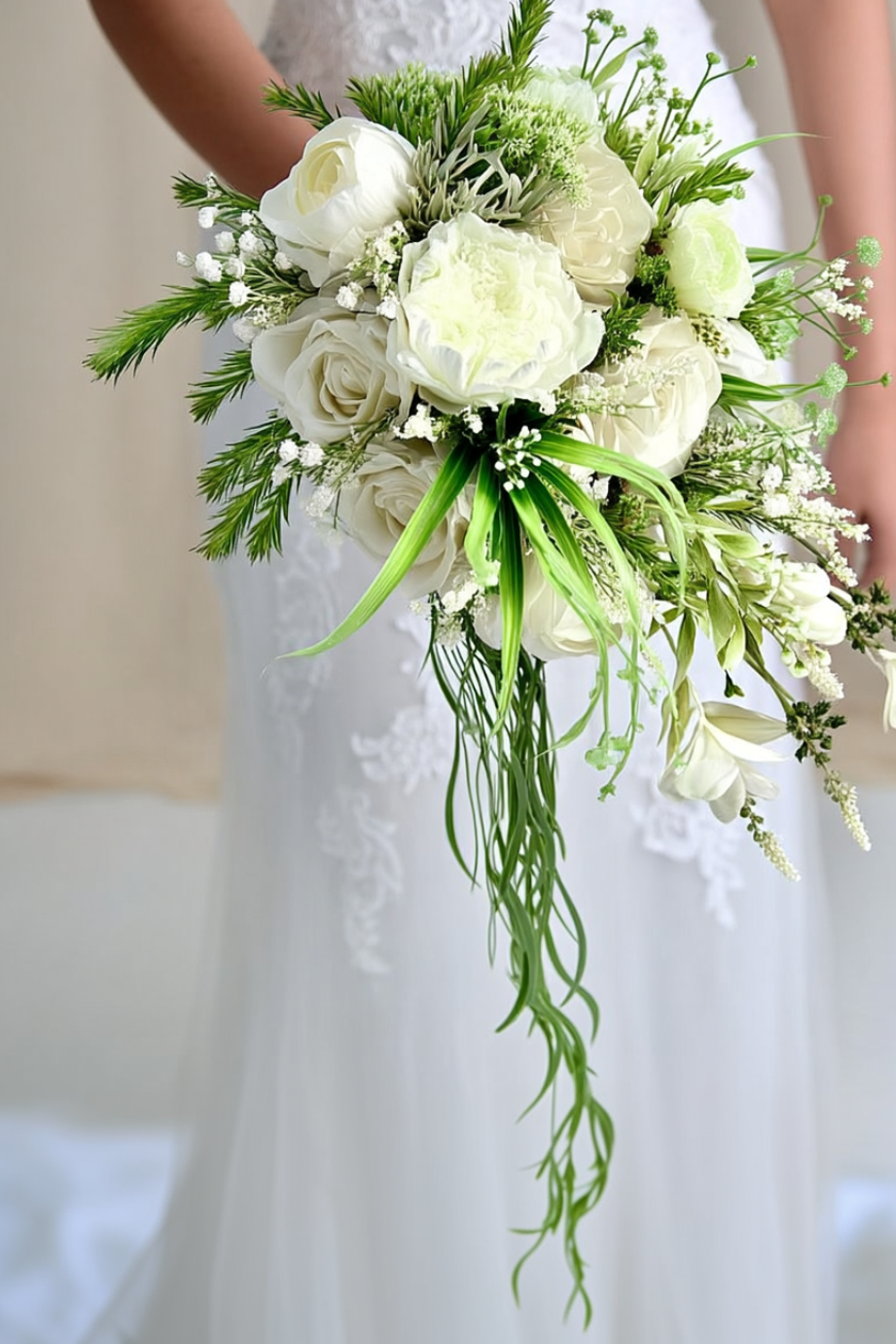 Verdant Cascade Bridal Bouquet
