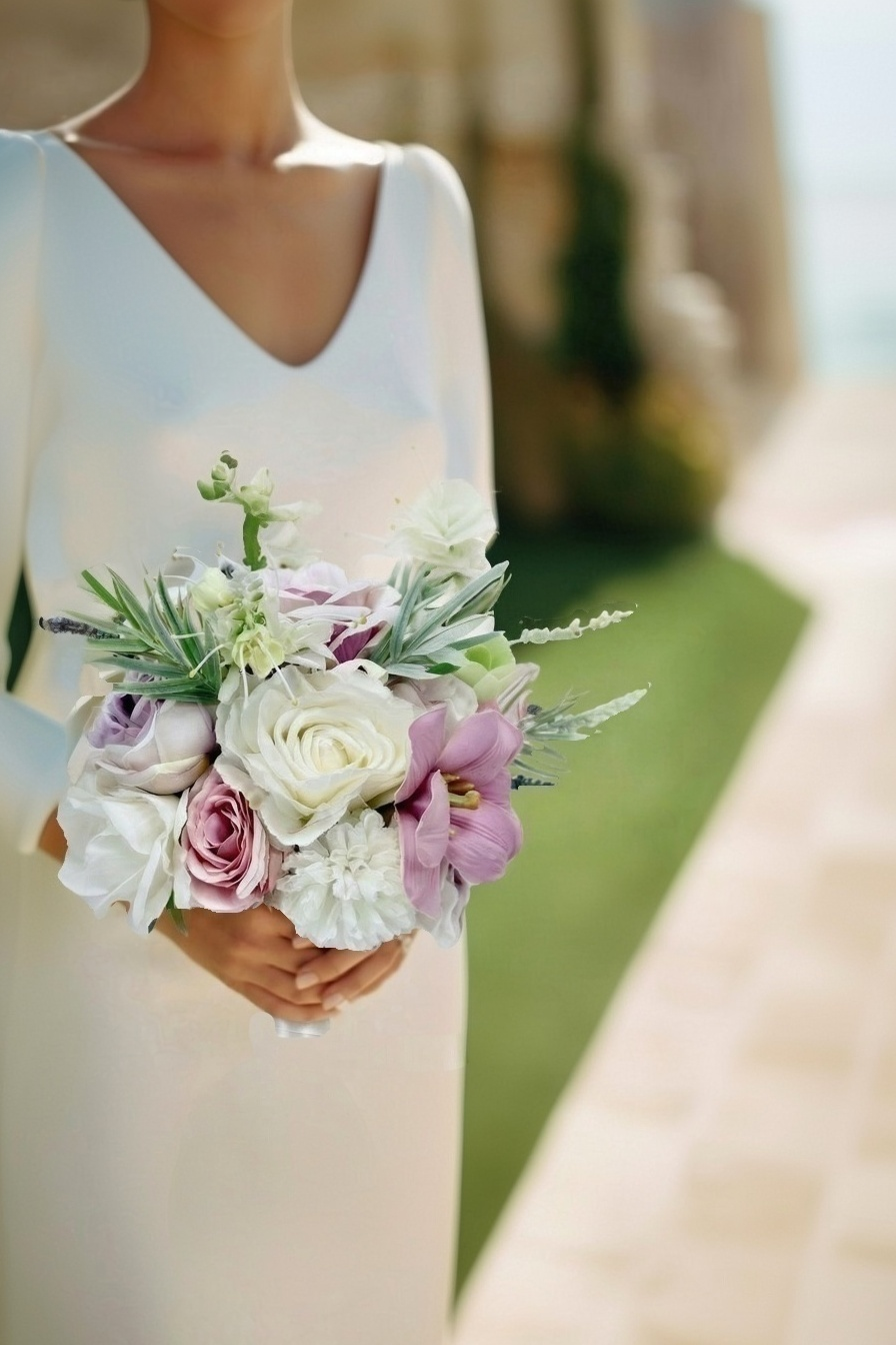 Mauve & Cream Whisper Bridal Bouquet