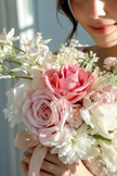 Blush Orchid Cascade Bridal Bouquet