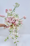 Blush Orchid Cascade Bridal Bouquet