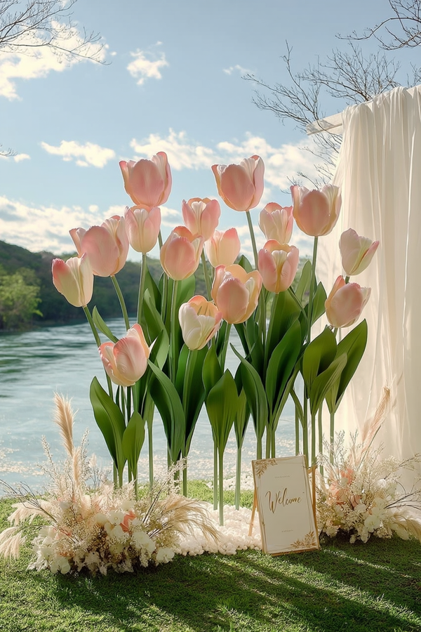 Blush Tulip Giant Flowers