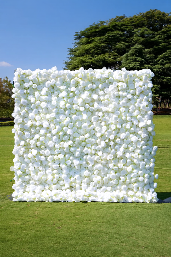 Luxury Wedding White Floral Wall Decor