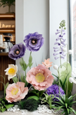 Blush & Violet Giant Flowers