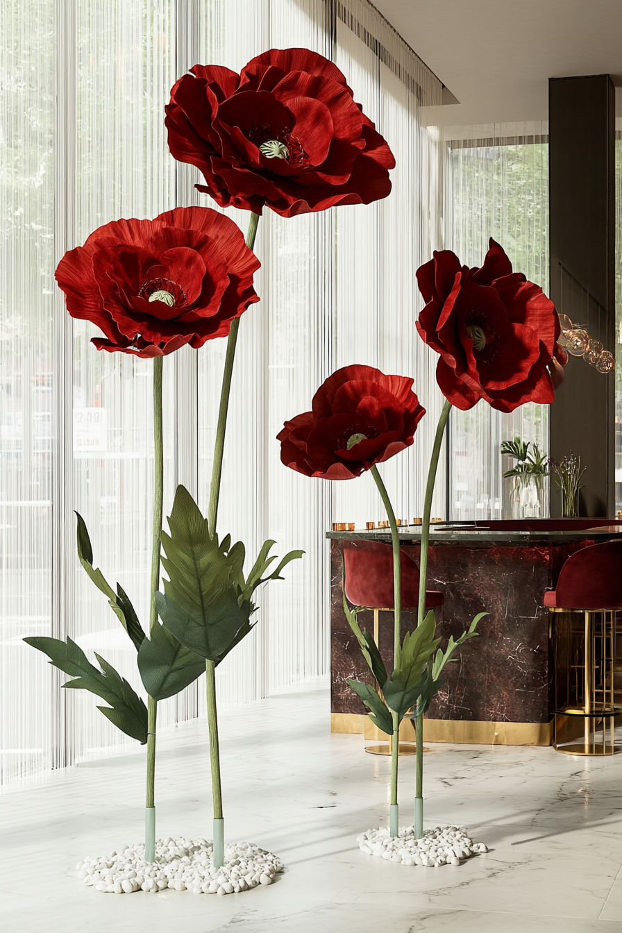 Crimson Giant Flowers